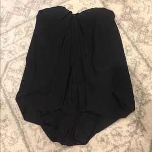 Black one piece swimsuit